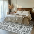 thumbnail image 4 of SARAG 5'x7' Washable Area Rug, Modern Floral Home Decor Rugs, Low Pile Non-Slip and Stain Resistant Carpets for Living Room Bedroom Kitchen Dining Room Farmhouse Office, 4 of 8