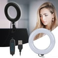 thumbnail image 4 of Ring Fill Light, Dual Color 6in 3000-6000K Ring Light  For Live Steaming Online Meeting, 4 of 8