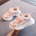 thumbnail image 6 of UTTOASFAY Toddler Shoes Clearance Toddler Infant Kids Baby Boys Girls Mesh Shoes Breathable Sport Running Shoes Sneakers Pink 3.5-4Years, 6 of 7