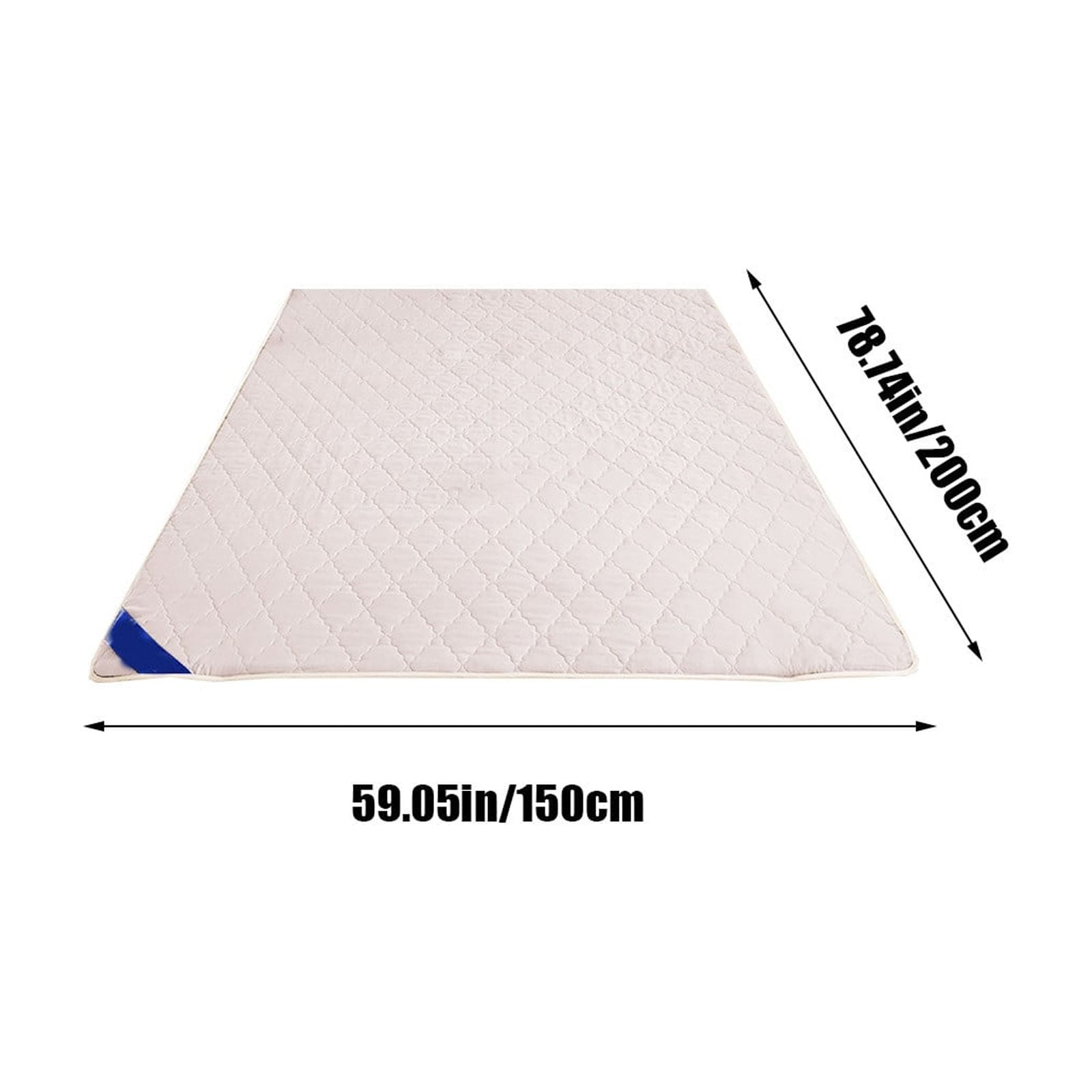 Hmgxay Waterproof Mattress Protector, Cozy Sleep Soft and Breathable Bed Mattress Cover, Dusting Proof Mattress Pad Cover, Fitted Quilted Mattress Cover(59.0x78.7 Inches)