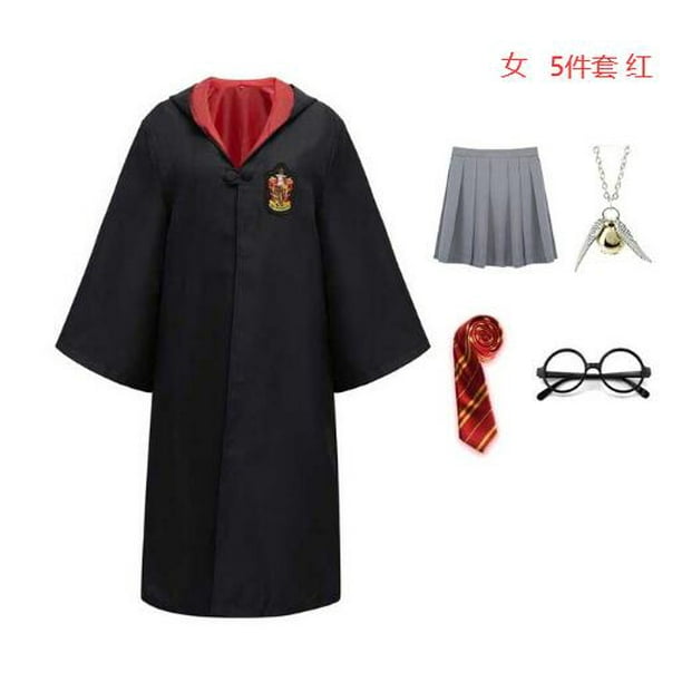 Ravencalaw Slytherin Hufflepuff vestido de escuela magica disfraz de Hermione Granger Halloween Unisex ninos y adultos Walmart en linea