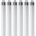thumbnail image 1 of czcpp-(Lot de 6) F8T5/WW - T5 Fluorescent 3000K Blanc Chaud - 8 Watts - 12 Pouces Ampoules Longue Durée, 1 of 4