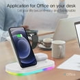 thumbnail image 5 of XGFHYJEH Charging Station, Wireless Charging Station, Charging Station for Multiple Devices, Wireless Charging, 15W 3 in 1 Charging Station, Wireless Charge, for Android, Iphone, Apple, Samsung, Ipad, 5 of 6