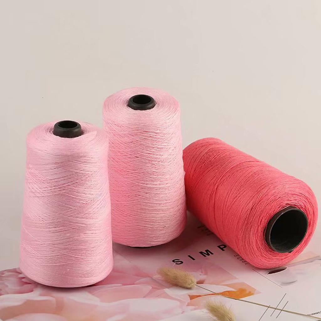 Giaone 1 Roll 500g Natural Silk Knitting Yarn Summer Crochet Line for DIY Handwoven for Tank Top Cape Embroidey Thread