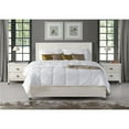 thumbnail image 3 of Pemberly Row Solid Wood Queen Platform Bed in Shabby White Finish, 3 of 3