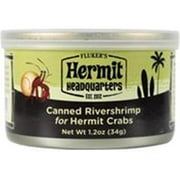 Flukers Hermit Headquarters Hermit Crab Canned River Shrimp