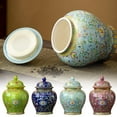thumbnail image 5 of Cookie Jars With Lids Airtight, Ceramic Cookie Jar, 37oz Large Enamel Storage Container, Enamel Storage Jar for Sugar Tea Candy, 5 of 9