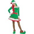 thumbnail image 1 of Disfraces de disfraces de Halloween y Navidad para parejas, disfraces de payaso elfo para hombres y mujeres adultos, 1 of 2