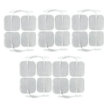 TENS Electrodes Compatible with TENS 7000, TENS 3000 - 20 Premium 2"x2" Wired Replacement Pads for TENS Units