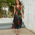 thumbnail image 5 of Mardi Gras Beads n Baubles Sleeveless Dress dresses summer Women's dress ceremony dresses, 5 of 6