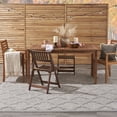 thumbnail image 2 of Nourison Easy Care 8' x 10' Silver Grey Indoor/Outdoor Rug, 2 of 10