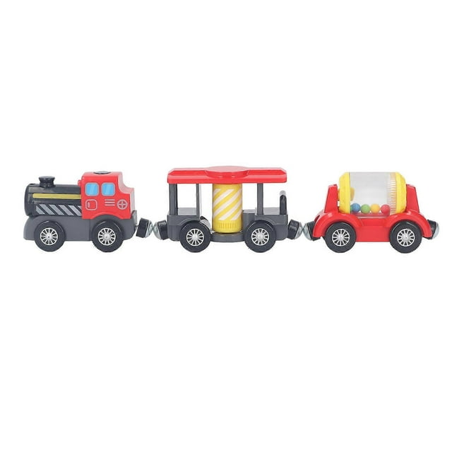 Battery Operated Locomotive Train Magnetic Connection Train Toy Interactive Sound Electric Train Toy for Kids Type 2