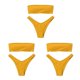 thumbnail image 3 of Soidarity Traje de baño para mujer, corpiño, piezas, traje de baño cómodo para mujer, ropa de playa, traje de baño para vacaciones de verano, Type1 NO1 Soidarity CBP216888, 3 of 6