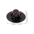thumbnail image 2 of Raindrops 10Pcs Unique Canoe Motor Mount Motor Fixed Bracket Buckle PVC Black For Water Adventures, 2 of 8