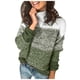 thumbnail image 1 of Gibobby Casual Suéter para Mujer, Suéteres para mujer, de cuello alto, holgado, de punto, moderno, elegante, grueso, estilo clásico(Verde,CH), 1 of 5