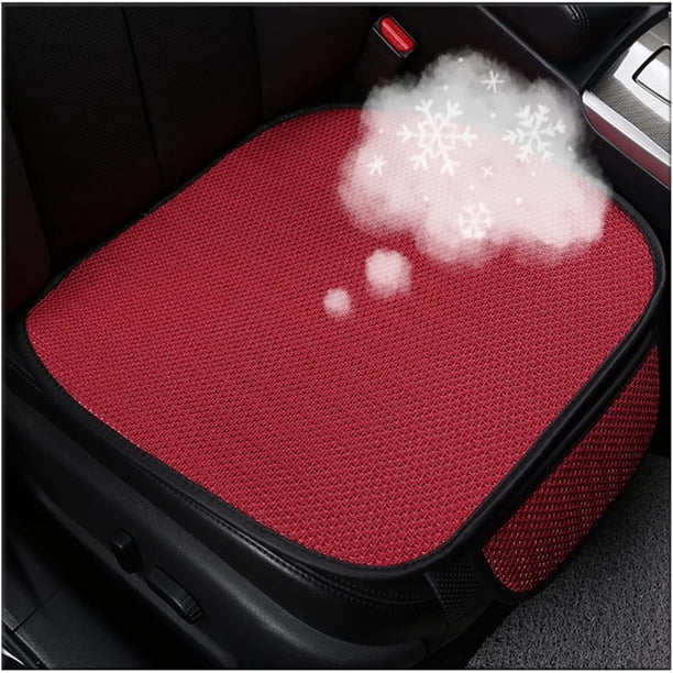 Almohadilla antideslizante para asiento de coche para verano, transpirable y refrescante, almohadilla antideslizante de seda de hielo para asiento de coche – 2024 nuevas fundas universales para asien