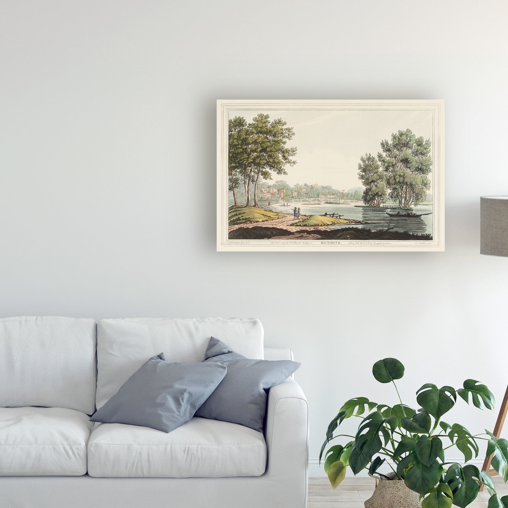 Trademark Fine Art 'Richmond, England' Canvas Art by Joseph Stadler