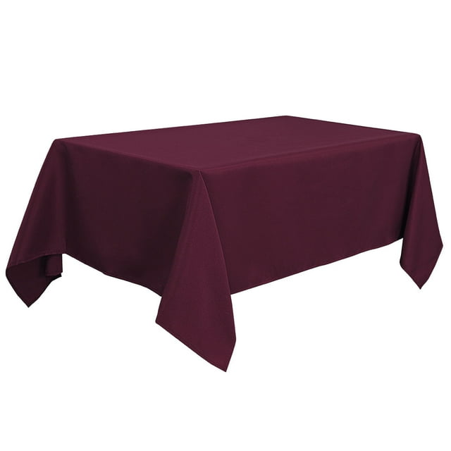 Mantel Rectangular - Mancha Resistente Arrugas Resistente Manteles, Comedor Mantel para Boda Picnic Interior Exterior Mesa borgoña 55 x80