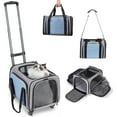 thumbnail image 5 of Pet Carrier with Wheels for Cat and Small Dogs, 5 of 5