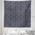 thumbnail image 1 of Floral Tapestry, Continuous Spring Style Meadow Flowers Illustration, Fabric Wall Hanging Decor for Bedroom Living Room Dorm, 5 Sizes, Multicolor, by Ambesonne, 1 of 1