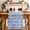 Blue, variant on Blue Birds Table Runner - 36 Inch Long Funny Cute Snowflake Wire Sparrow Cotton and Linen Blended Dress Scarves Farmhouse Table Runner for Kitchen Dining, Coffee Table, 13" x 36"
