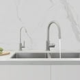 thumbnail image 5 of Stylish Ht 14” Brushed Stainless Steel Single Handle Kitchen Faucet with Drinking Water Tap K131SK142S, 5 of 11