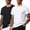 Black/White, variant on Men's 2 Pack Active Quick Dry T-Shirts Tagless Short Sleeve Tees for Running, Sports, Workout, Gym, Casual