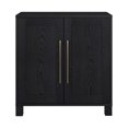 thumbnail image 3 of Scranton & Co Armoire d'Appoint en MDF à Grain Noir de 28 Pouces avec Tablette Ajustable, 3 of 8