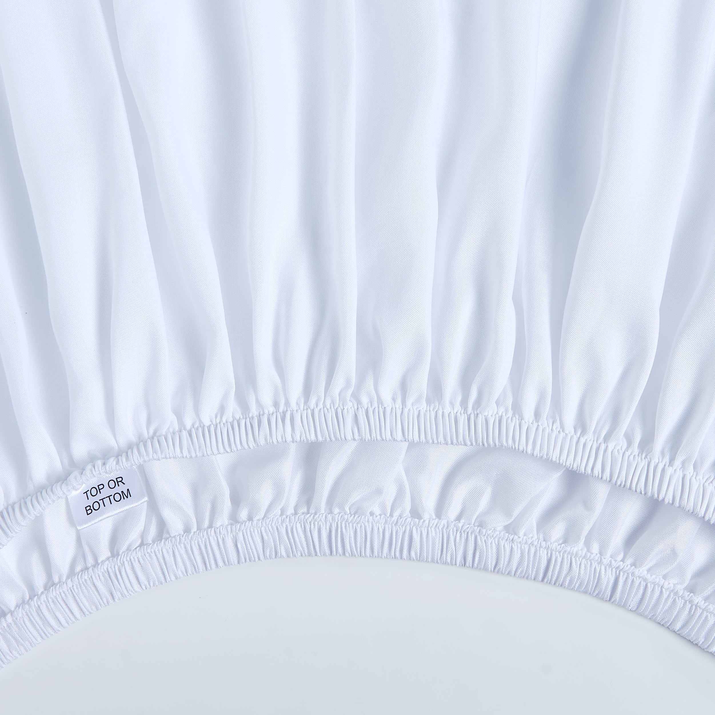 Mainstays Basic Microfiber 4-Piece Queen Sheet Set, Arctic White photo 5