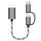thumbnail image 2 of Tipo-C OTG a USB 3.0 Interfaz Adaptador 2 en 1 OTG Cable Convertidor de conector de transferencia rápida Yuarrent EL2152-02B×1+HA001825-05×1, 2 of 2