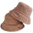 thumbnail image 1 of Bangcool Bucket Hat Reversible Warm: Fashion Breathable Winter Hat Fishing Hat Sun Hat, 1 of 8