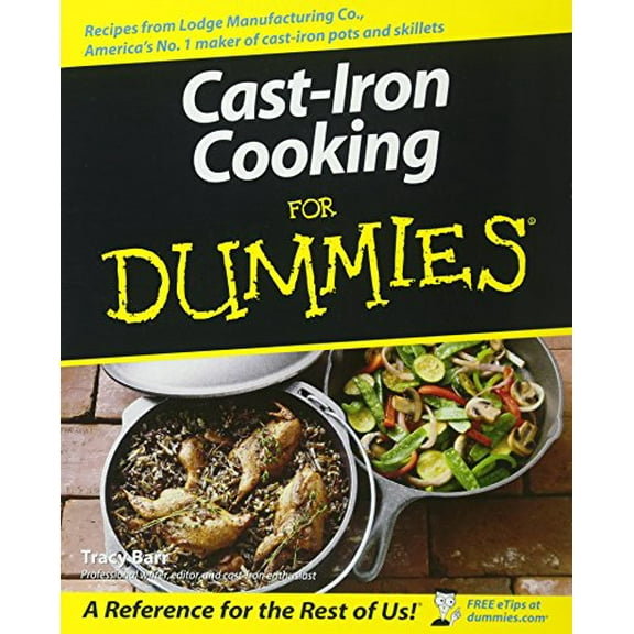 Pre-Owned Cast-Iron Cooking for Dummies (Paperback) 0764537148 9780764537141