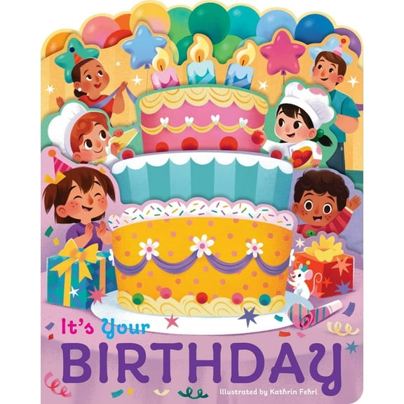 Layered View It's Your Birthday, (Board Book)