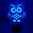 thumbnail image 1 of YSITIAN 3D LED Optical Illusion Acrylic Night Light with Remote & Smart Touch 7 Colors Changing（eagle） YT-13857, 1 of 7