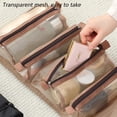 thumbnail image 4 of Hanging Roll Up Travel Toiletry Bag for Women, Makeup Bag Travel Organizer Cosmetic Bag-yellow, 4 of 5