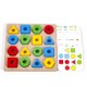 thumbnail image 1 of Rompecabezas 3D con forma geométrica para niños, juguete educativo Montessori de aprendizaje, juego de batalla interactivo, 1 of 6