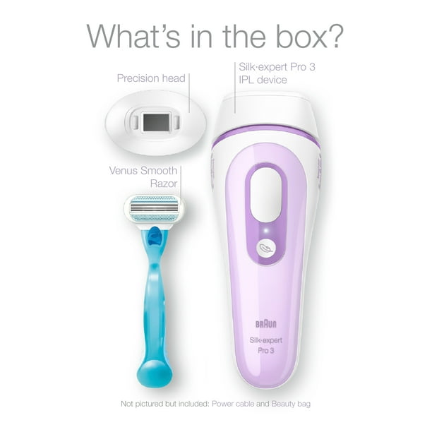 Braun Silk Expert Pro 3 PL3111 Women's IPL Hair Remover, White