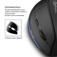 thumbnail image 2 of F-35 Souris Souris Verticale Sans Fil Ergonomique Rechargeable 2400 DPI en Option Souris de jeu portable pour Mac, 2 of 7