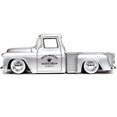 thumbnail image 3 of 1955 Chevrolet Stepside Pickup Truck "Iron Works Body Shop" Silver & Extra Wheels "Just Trucks" 1/24 Diecast Model Car by Jada, 3 of 4