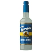 Torani Sugar Free Peppermint Syrup, Zero Calorie, Authentic Coffeehouse Syrup, 25.4 oz