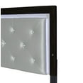 thumbnail image 7 of Emelie Black LED Panel Bedroom Set Special King 4 Piece: Bed, Dresser, Mirror, NightStand, 7 of 7