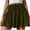 Army Green, variant on Diufon Womens Lounge Shorts Elastic High Waist Lace-Up Pleated Shorts Casual Solid Color Shorts