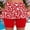 Red(New)A, variant on PNTUTB Women's Athletic Shorts Random-Print Yoga Shorts High-Waisted Stretch Double-Layer Shorts Fashion Casual Breathable Quick-Dry Shorts with Pockets
