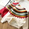 thumbnail image 2 of Zwiiyzr 1-10Y Toddler Kids Baby Boys and Girls Knit Sweater Blouse Pullover Trendy Cute Christmas Long Sleeved Warm Round Neck Sweater Beige, 2 of 8