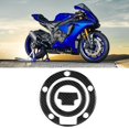 thumbnail image 1 of Garosa Carbon Fiber Motorcycle Gas Tank Cap Pad Cover Sticker Decals for Yamaha YZF-R1 R6, Motorcycle Tank Sticker, Motorcycle Gas Cap, 1 of 8
