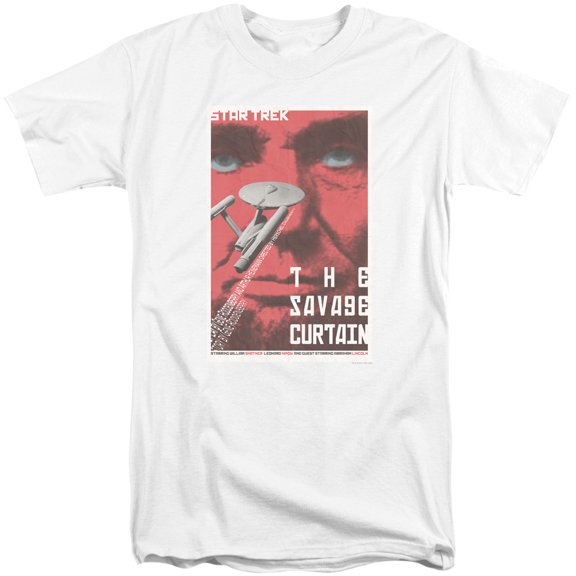 Star Trek Tos Episode 77 Adult Tall T-Shirt 18/1 T-Shirt White