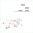 thumbnail image 2 of TV Furniture Barton Entertainment Center with Storage | White | Engineered Wood | Fits 50-59” TVs, 2 of 7