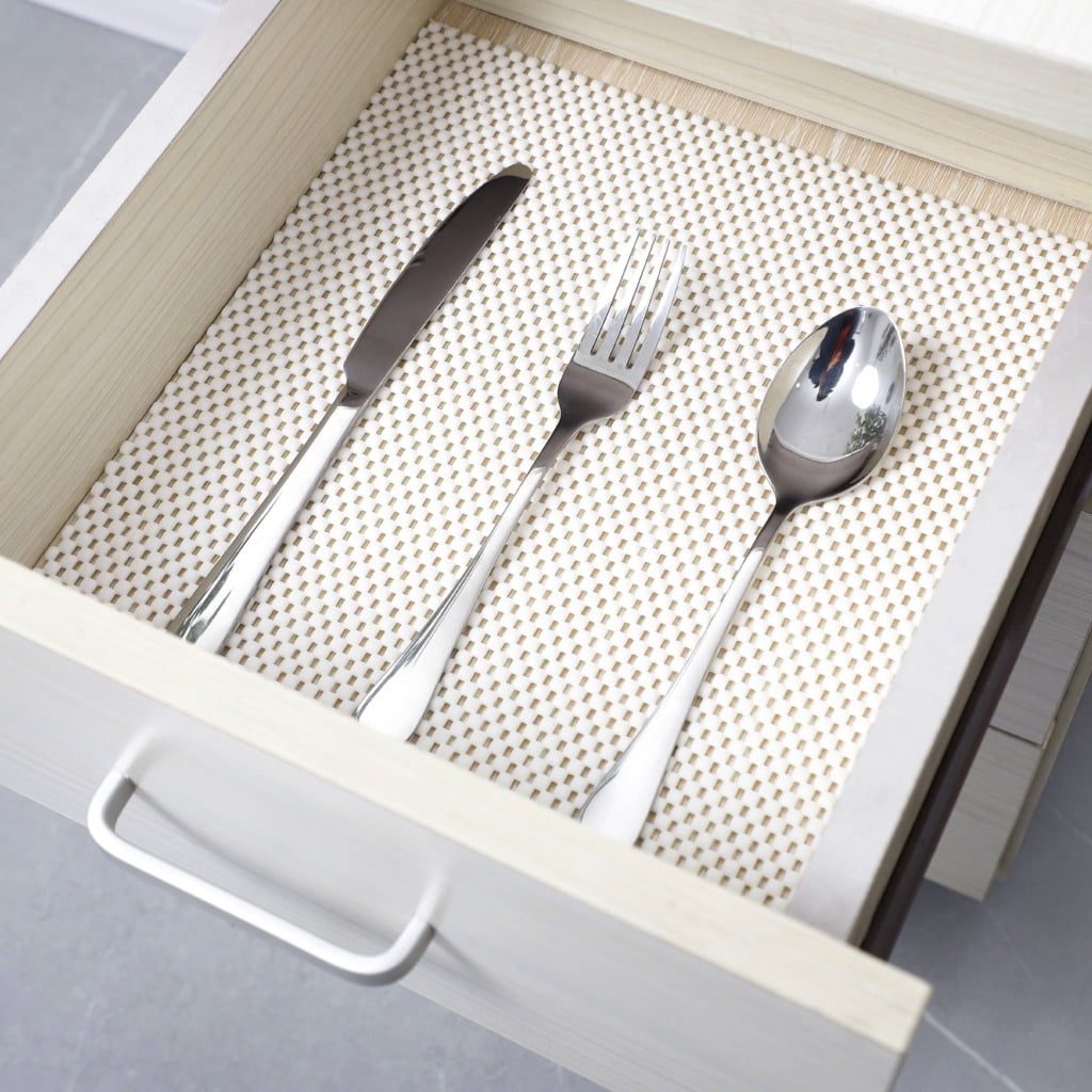 RAY STAR Shelf Cabinet Liner, Drawer Liners Non-Adhesive 20 in X 48in, Strong Grip Non Slip Shelving Liner for Kitchen Cabinets