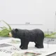 thumbnail image 3 of 1 pieza de adornos de animales de madera tallados a mano DIY oso pardo decoración de mesa para el hogar artesanía modelo animal regalos para niños, 3 of 5