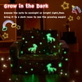 thumbnail image 4 of Teler Glow-in-The-Dark Unicorn Toddler Sofa, 2-in-1 Foldable Plush Chair & Lounger for Kids Boys & Girls, Removable Washable Cover, 4 of 7